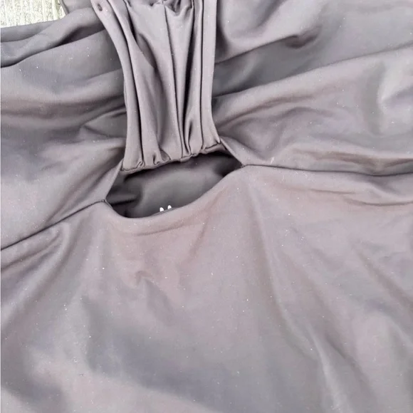 Massimo Dutti Dark Brown One-Piece Swimsuit - Picture 6 of 8